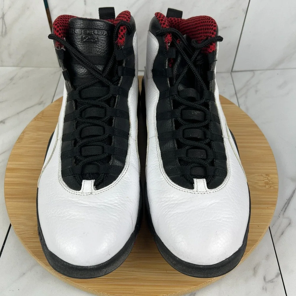 Nike Air Jordan 10 Retro Chicago 2012 Mens Size 12.5 White Sneakers 310805-100